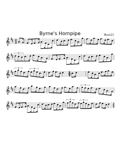 Byrne's hornpipe (Version 2)