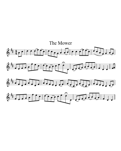 The Mower sheet music preview