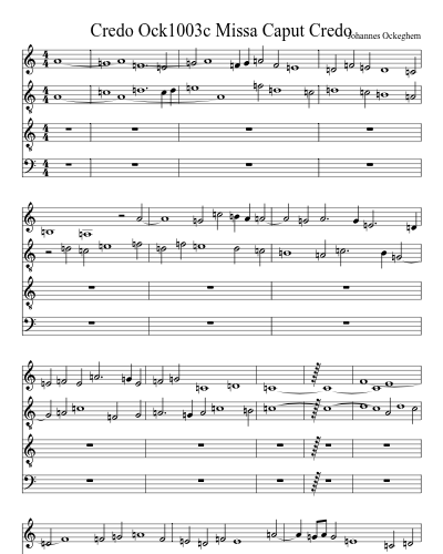 Credo Ock1003c Missa Caput Credo preview