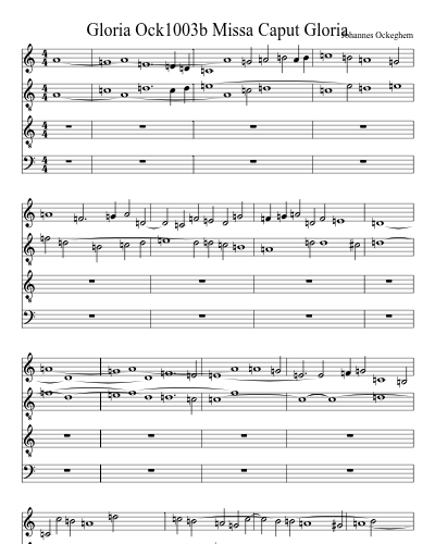 Gloria Ock1003b Missa Caput Gloria