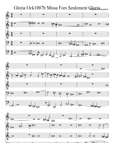 Gloria Ock1007b Missa Fors Seulement Gloria