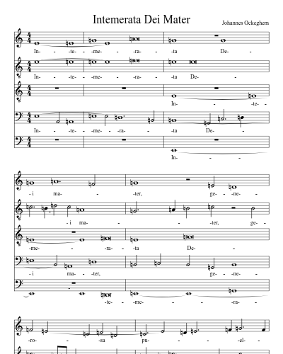 Intemerata Dei Mater