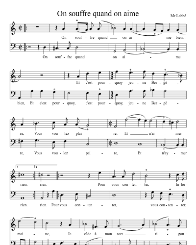 On souffre quand on aime