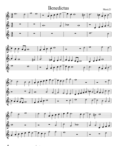Benedictus preview