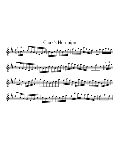 Clark's Hornpipe
