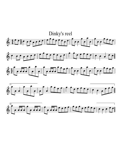 Dinky's reel preview