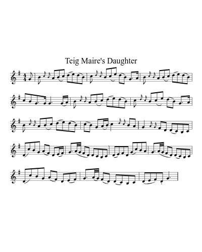Teig Maire's Daughter
