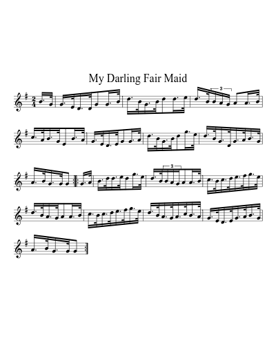 My Darling Fair Maid