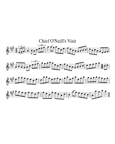 Chief O'Neill's Visit