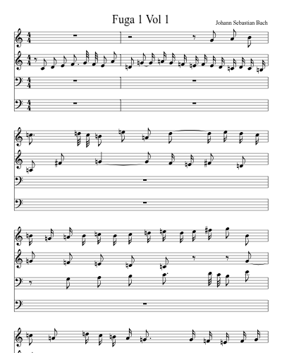 Fuga 1 Vol 1