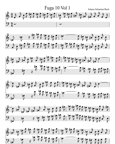 Fuga 10 Vol 1