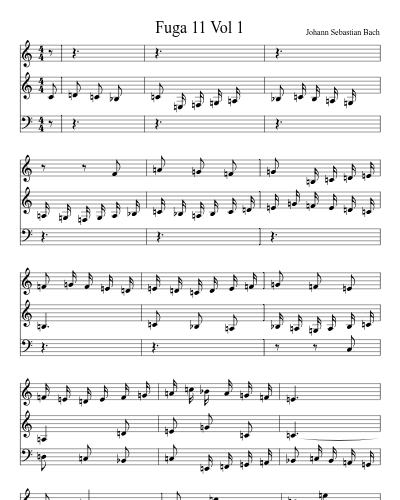 Fuga 11 Vol 1