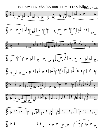 008 1 Sm 002 Violino 008 1 Sm 002 Violino