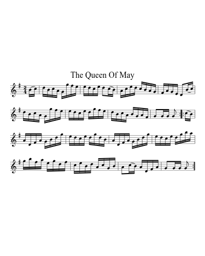 The Queen Of May (Version 2) sheet music preview