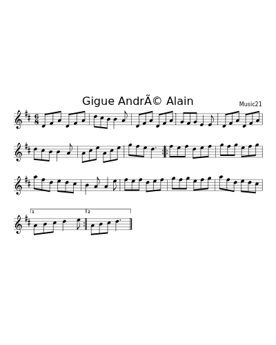 Gigue AndrÃ© Alain