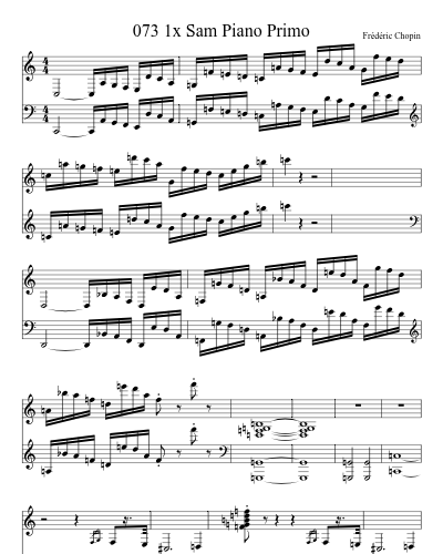 073 1x Sam Piano Primo