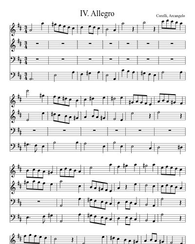 IV. Allegro preview
