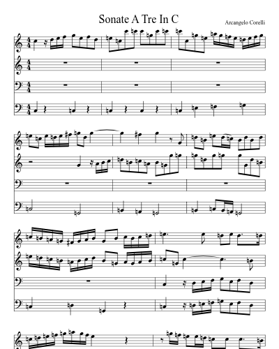 Sonate A Tre In C preview