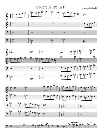 Sonate A Tre In F preview
