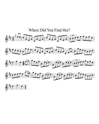 Where did you find her? (Version 2) preview