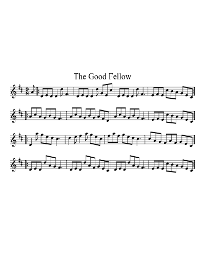 The Good Fellow sheet music preview