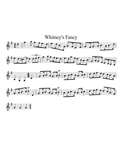 Whitney's Fancy