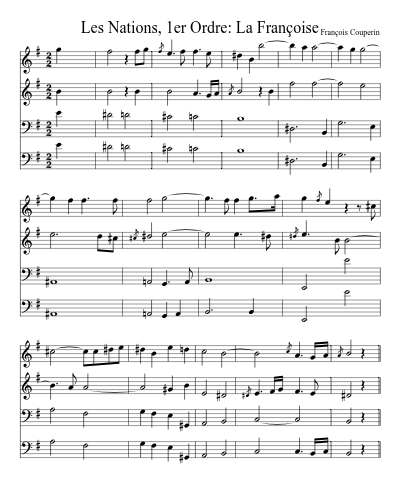 Les Nations, 1er Ordre: La Françoise preview
