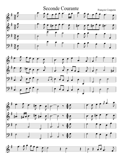 Seconde Courante preview