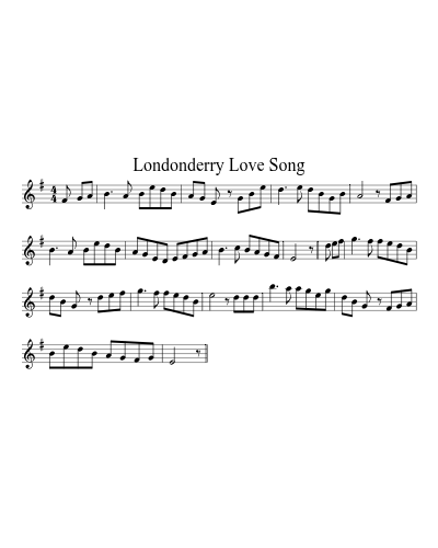 Londonderry Love Song