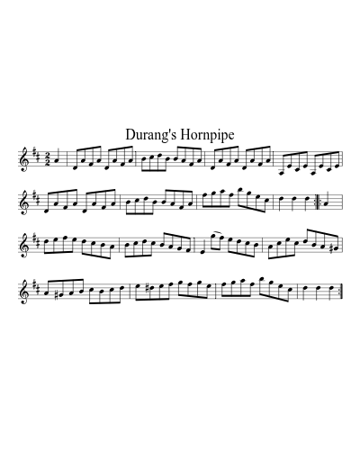 Durang's Hornpipe (Version 2)