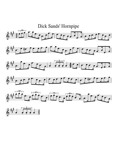 Dick Sands' Hornpipe preview