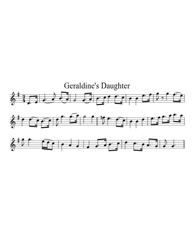 Geraldine's Daughter