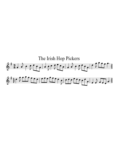 The Irish Hop Pickers sheet music preview