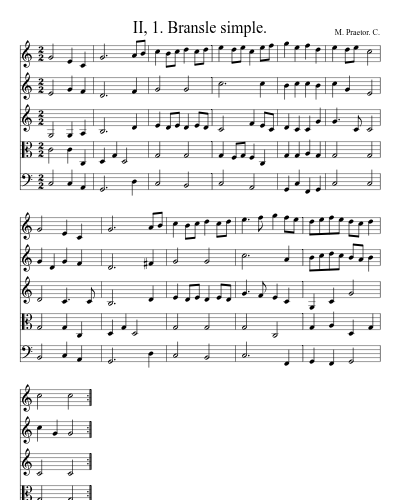 II, 1. Bransle simple. preview