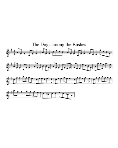 The Dogs Among The Bushes (Version 4) preview
