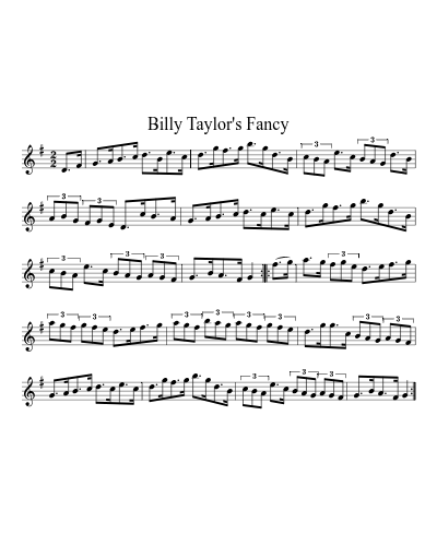 Billy Taylor's Fancy (Version 2)