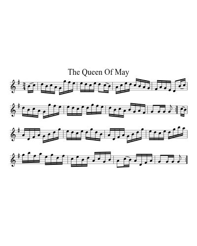 The Queen Of May (Version 3) sheet music preview