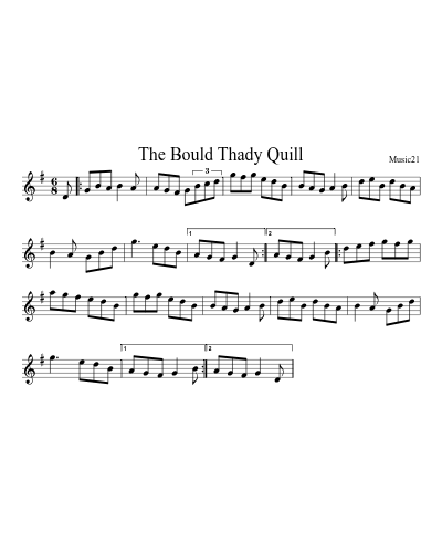 The Bould Thady Quill