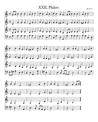 XXII, Philov. preview