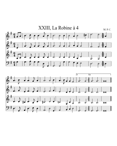 XXIII, La Robine à 4 preview
