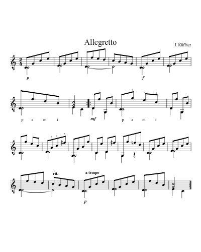 Allegretto