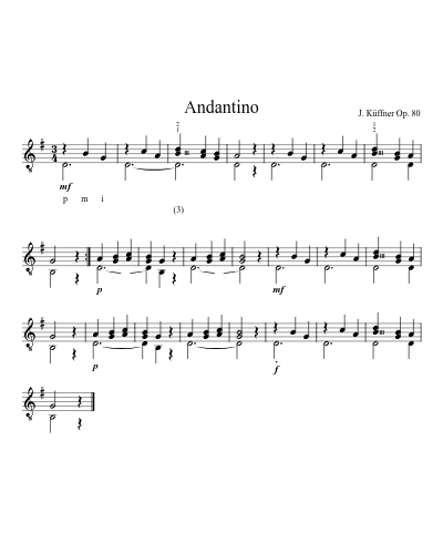 Andantino preview