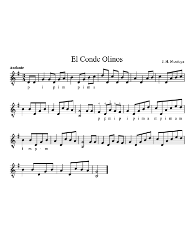 El Conde Olinos preview