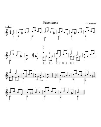 Ecossaise preview