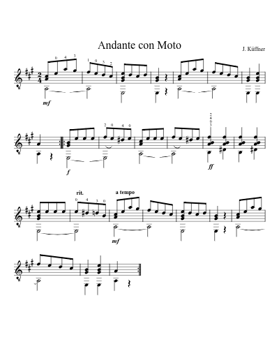 Andante con Moto preview