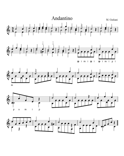 Andantino preview