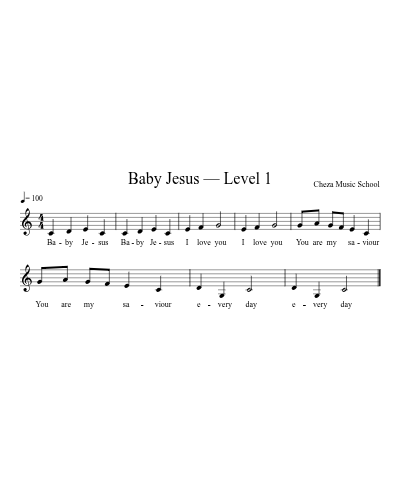 Baby Jesus — Level 1