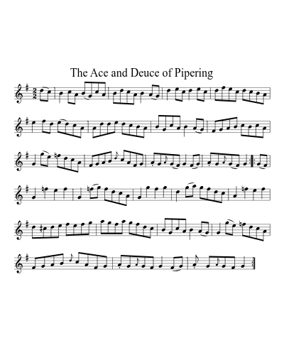 The ace and deuce of pipering (Version 2)