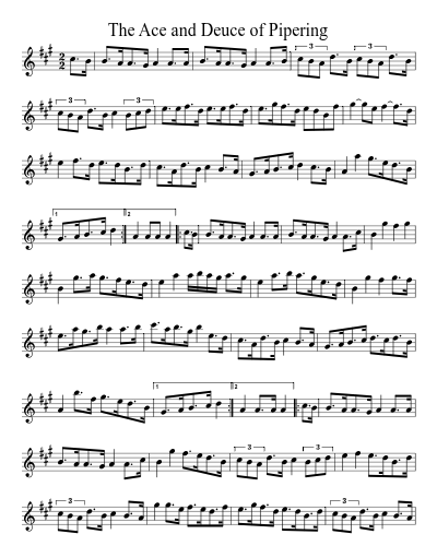 The ace and deuce of pipering (Version 3)