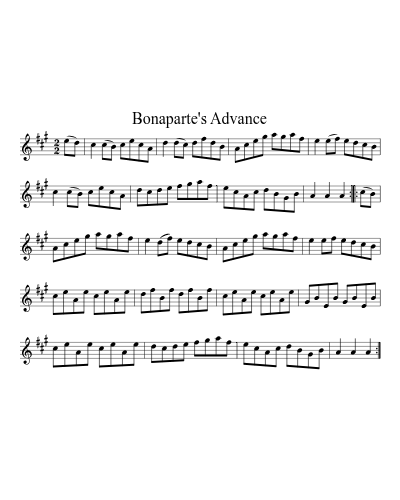 Bonaparte's Advance
